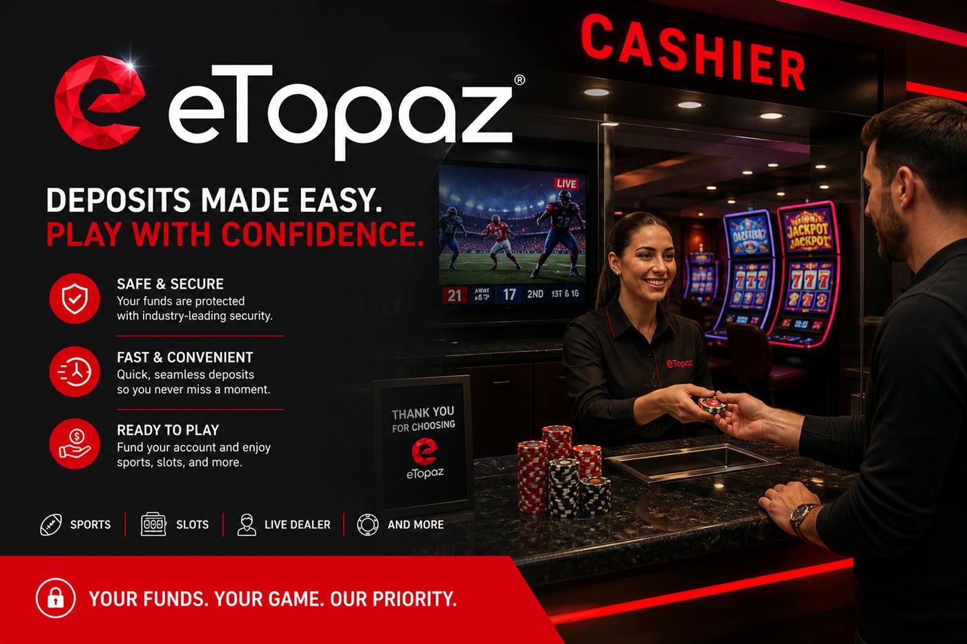 eTopaz cashier promo